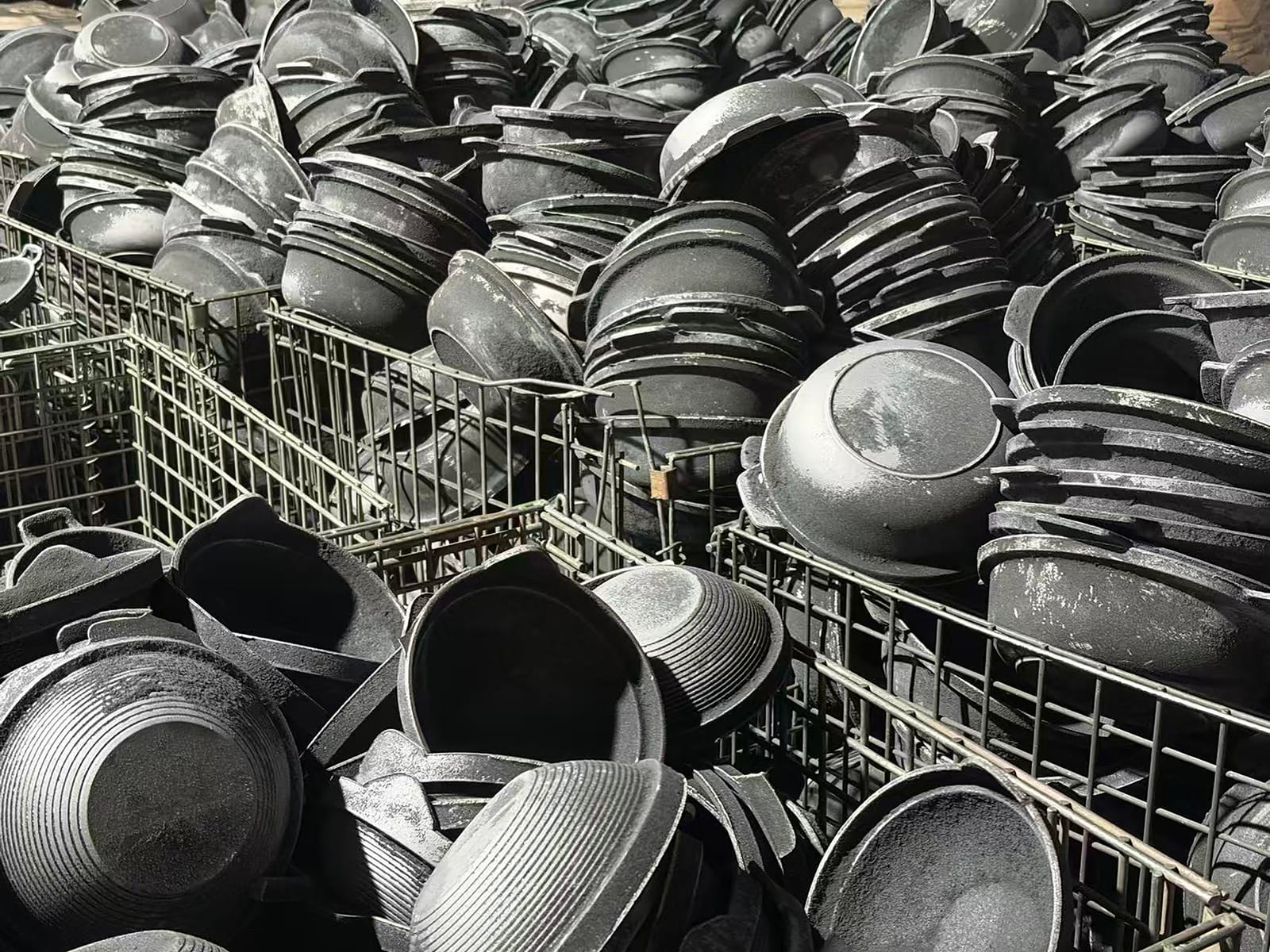 Warehouse / cookware inventory cast iron cookware factory photo