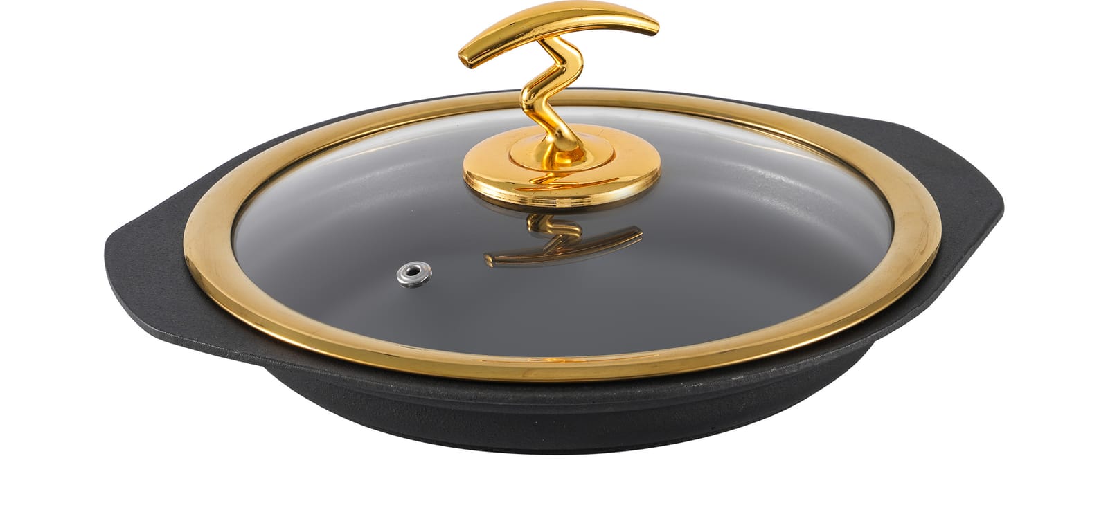 Enameled Shallow Cast Iron Casserole product image