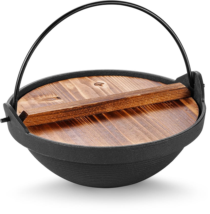 Ribbed Cast Iron Dutch Pot product image