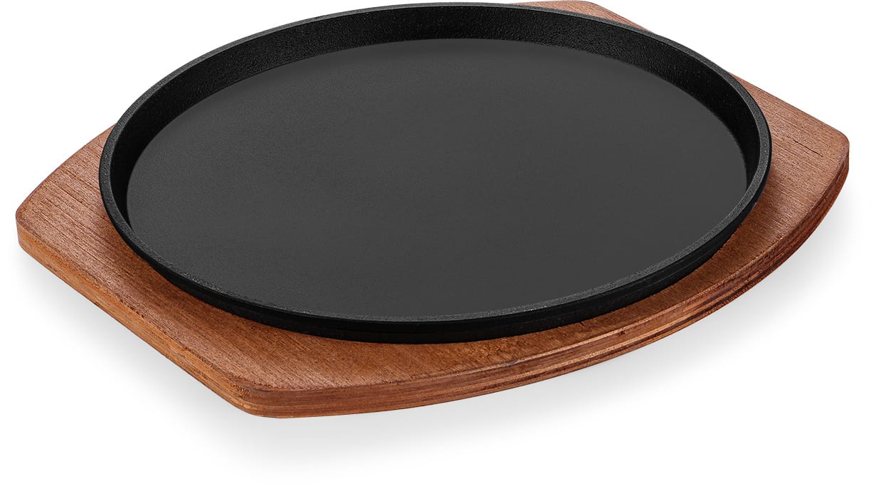 Classic Round Cast Iron Sizzler Plate product image