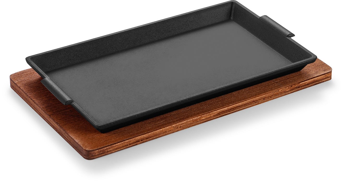 Oblong Cast Iron Sizzler Tray product image