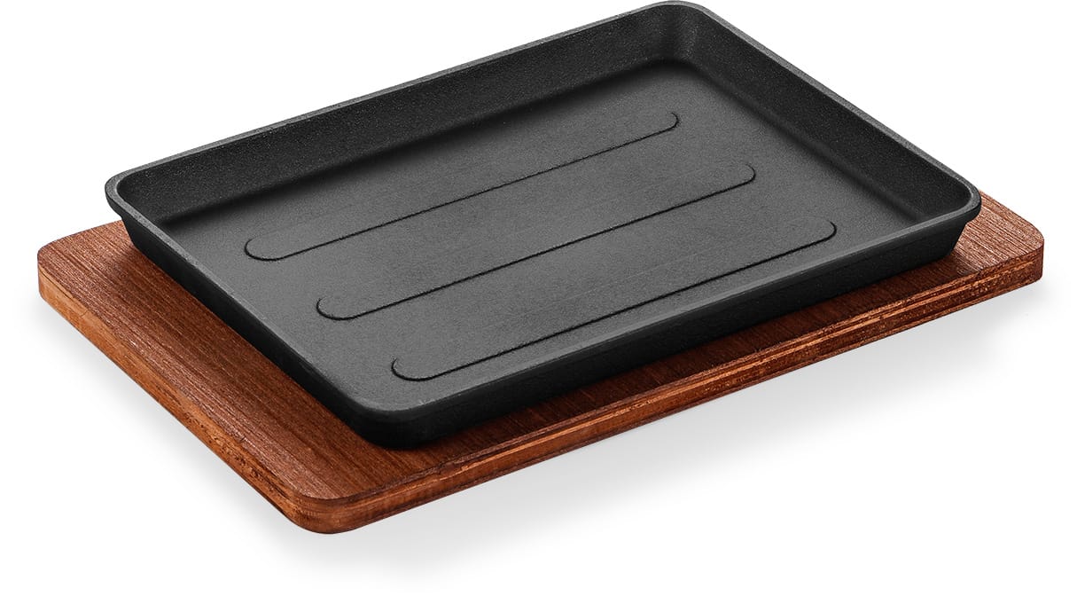 Square Cast Iron Sizzler Plate product image
