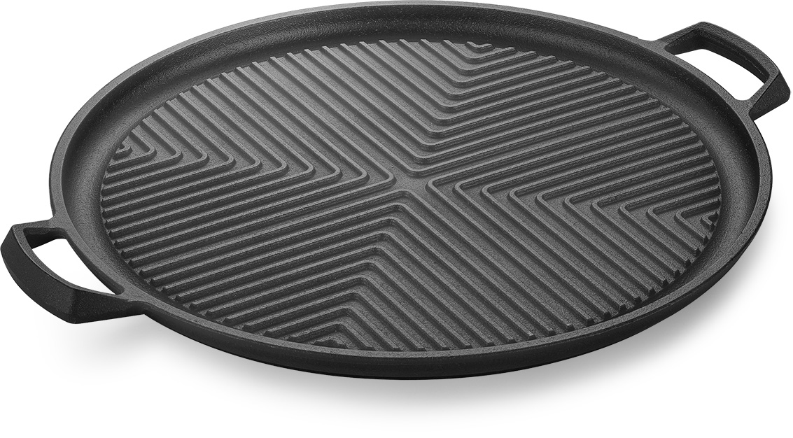 Round Cast Iron Grill & Baking Pan product image